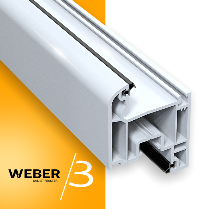 Оконные профили производители Створка оконная 3-х камерная