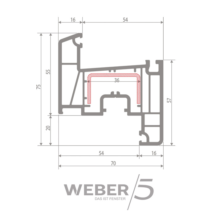 Створка оконная 5-ти камерная в Атырау