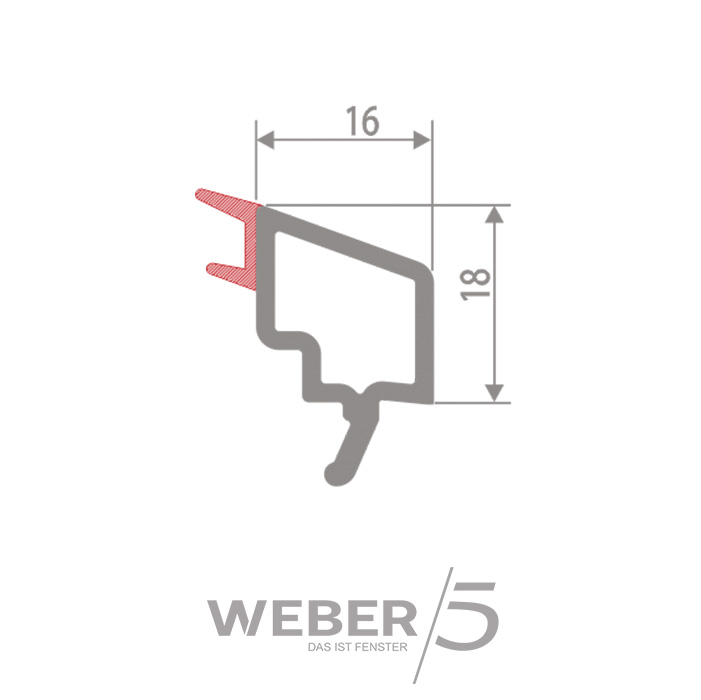 Штапик стандартный 16 мм в Атырау