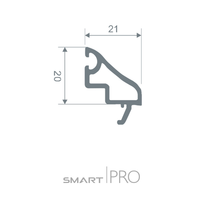 Штапик универсальный 20 мм в Атырау
