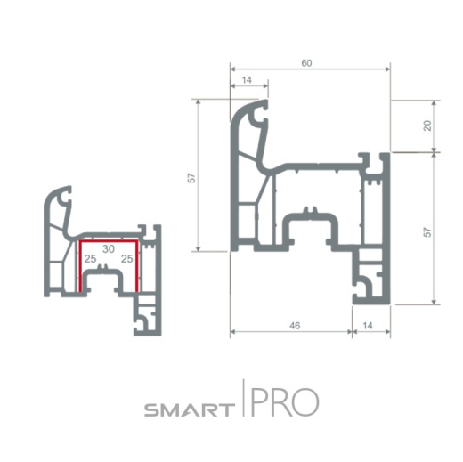 Створка оконная 4-х камерная в Атырау