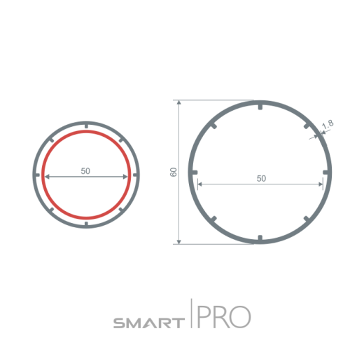 Труба круглая (60) в Атырау
