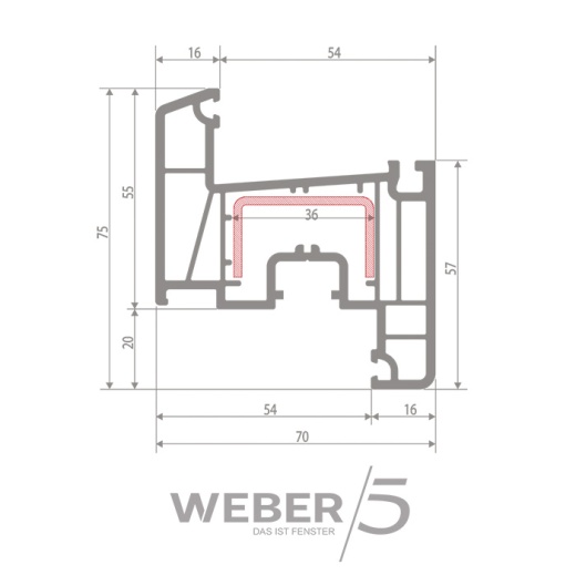 Створка оконная 5-ти камерная в Атырау