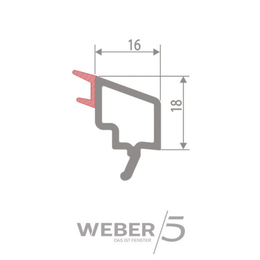 Штапик стандартный 16 мм в Атырау